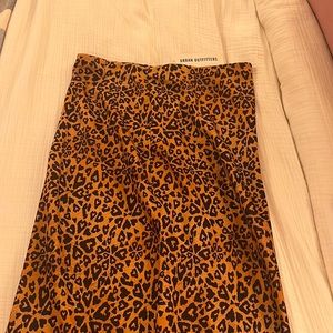 Urban outfitters NWT leopard / cheetah midi skirt